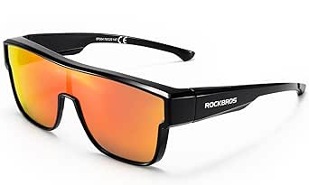 ROCKBROS Polarized Fit Over Glasses Sunglasses 100% UV400 Protection for Men Women,Wrap Around Sunglasses for Driving Cycling