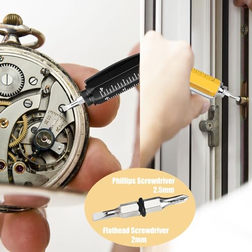 Presentes para ele, conjunto de canetas multiferramentas (pacote com 2) presentes masculinos para pa