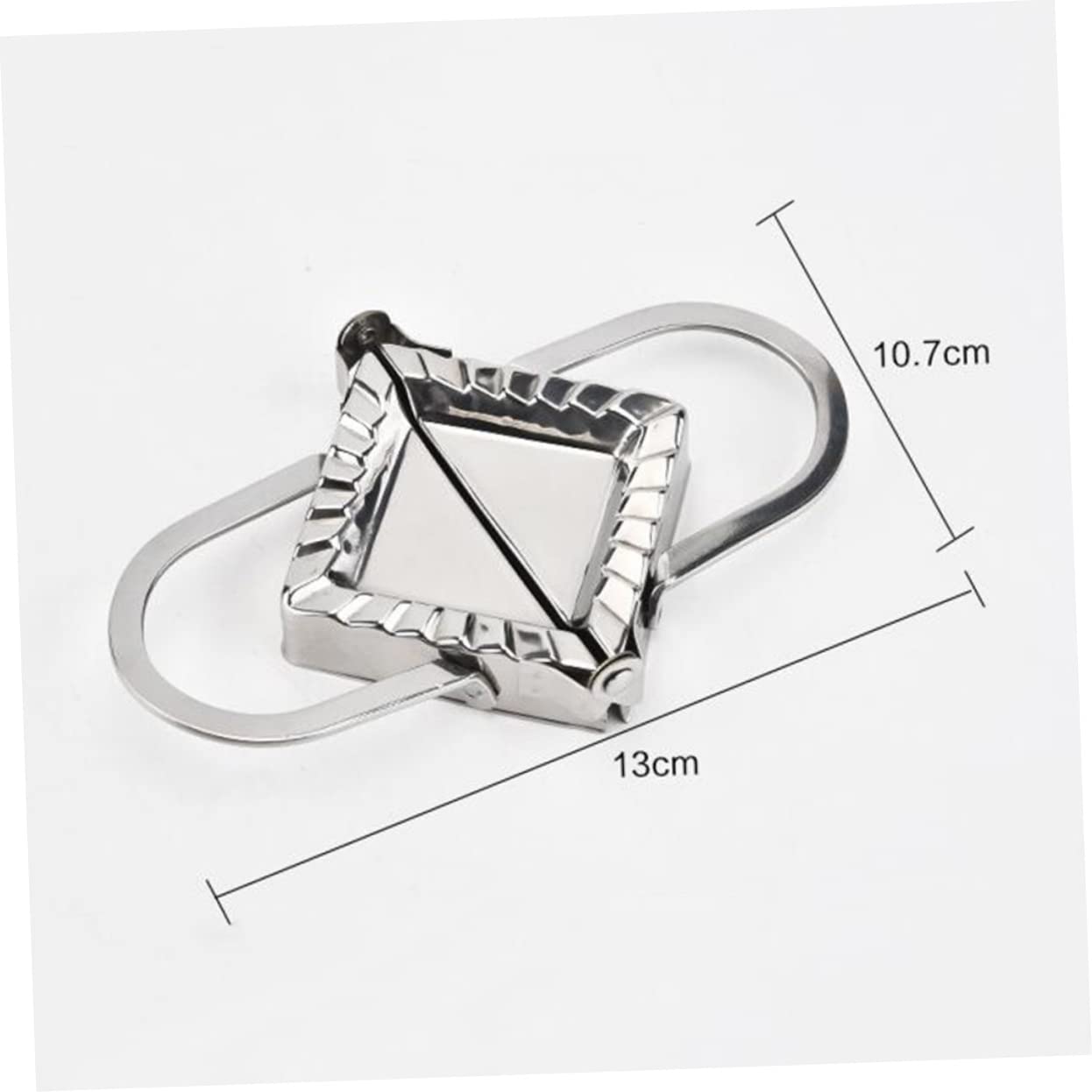 VINTORKY Dumpling Making Tool Ravioli Gyoza Empanada Maker Stainless Steel Easy to Use Clean for Home Kitchen