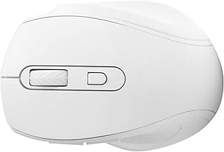 Bewinner 2.4Ghz Wireless Mouse, Adjustable Three Levels DPI Ergonomic Mice, 250Hz High Return Chip Office/Gaming Wireless Mouse, Computer Accessories (White)