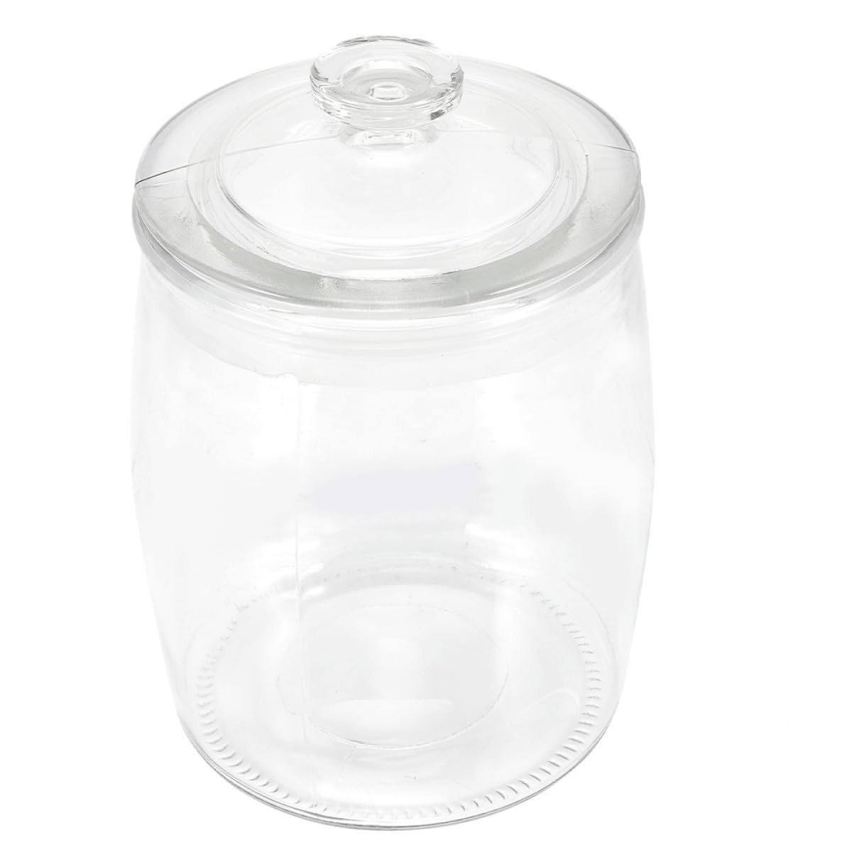CALLARON Tarro de Vidrio Transparente Hermético para Encurtidos y Galletas Tapa, Capacidad 2250 Ml, Contenedor de Cocina Grande para Fermentación y Almacenamiento de Alimentos