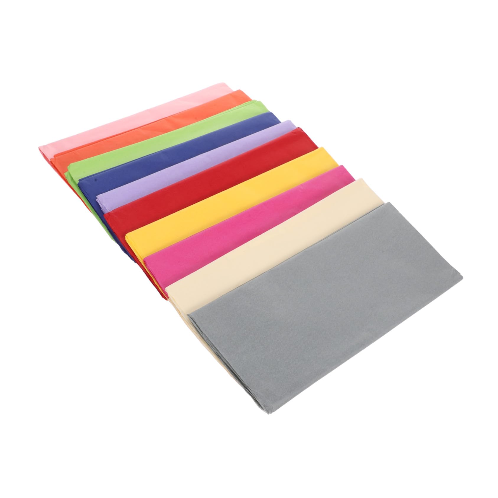 FRCOLOR 100pezzi Carta Velina Colorata per Origami Bouquet Floreali Ragazzo Ragazza e Adulti per Imballaggi e Progetti Fai da Te