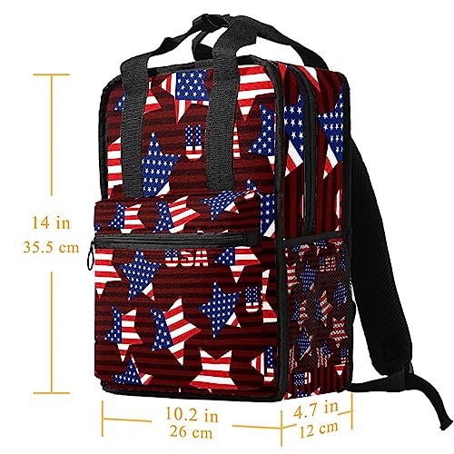 Sac à dos pour garçons confortable à bretelles réglables style USA