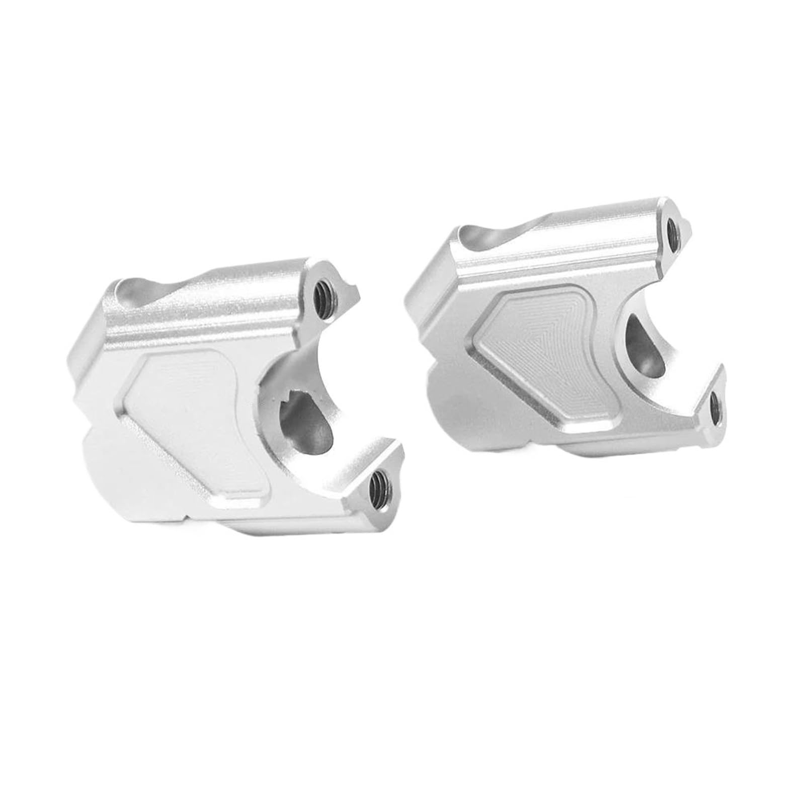 Hdhcscagh Silver For F800gt For F 800 Gt For F800gs For F 800 Gs For Adv 2007-2017 Handlebar Riser Drag Handle Bar Clamp Extend Adapter Handlebar Clamps Risers(Silver)