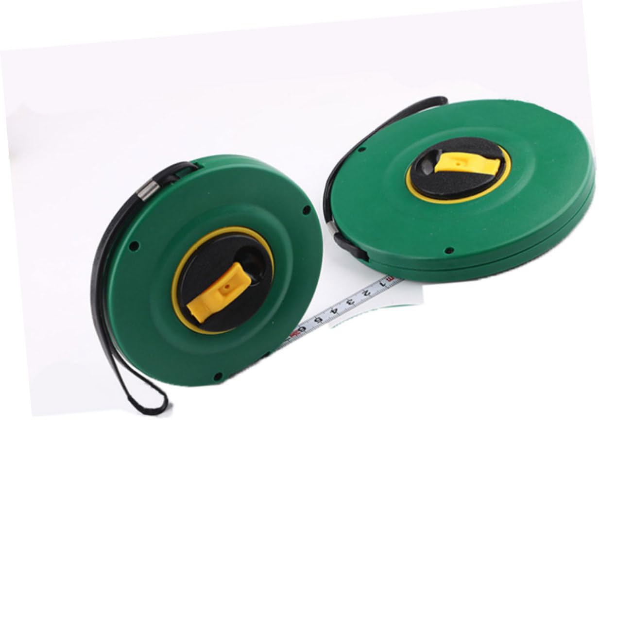 Metro a Nastro Retrattile 50m in Metallo, Verde, Hand-operated | Misura 30000mm e 50000mm, Design a Rullo per Stoccaggio Semplice, Uso Professionale in Cantiere