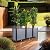 Outdoor Planters 80''/48''/32'' Length, Large Planter Boxes Outdoor,Raised Garden Bed for Garden Patio Balcony Deck