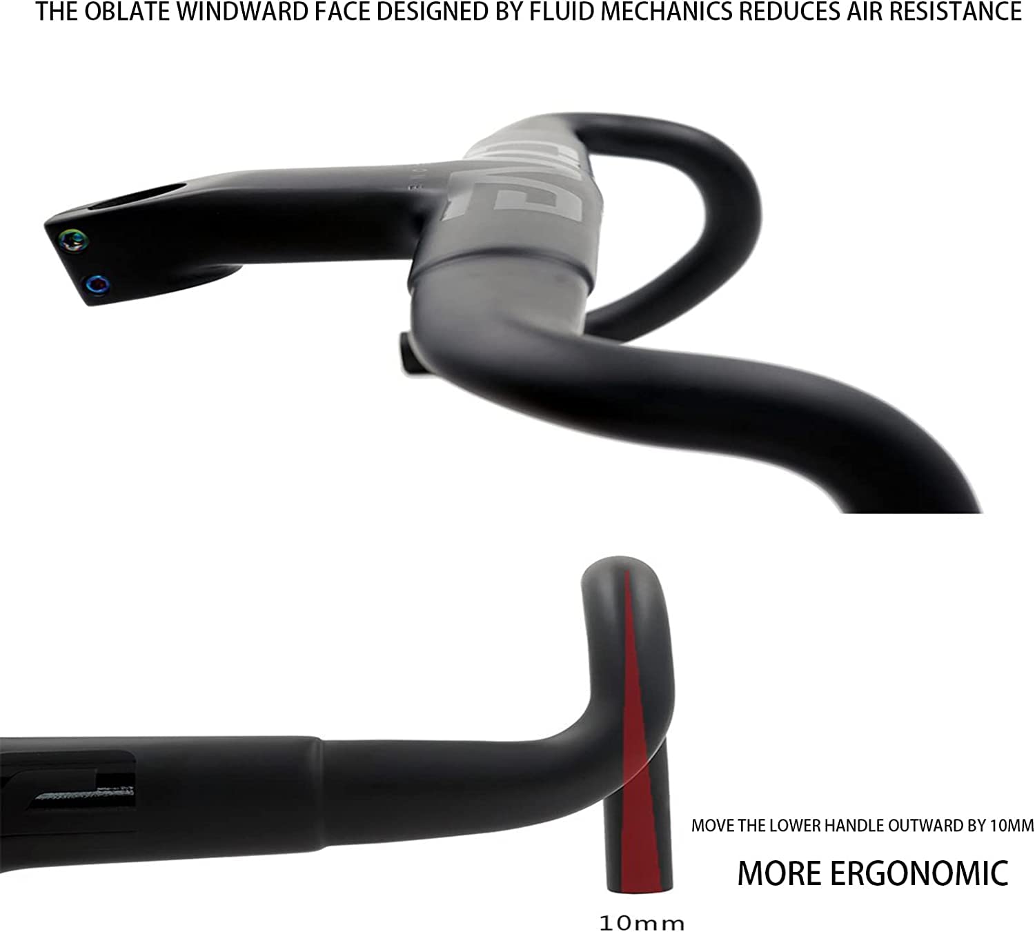 Amazon.co.jp: 自転車ハンドルバー、エクステンダー カーボン 