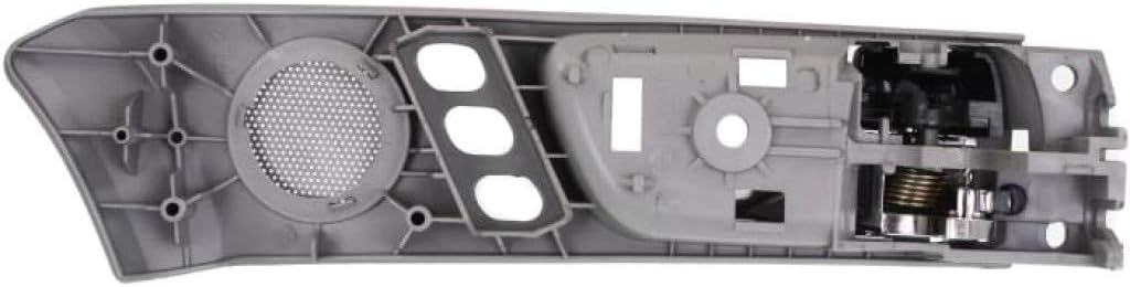 KarParts360 for Lexus ES330 2004 2005 2006 Interior Door Handle Front, Driver Side Gray Bezel with Chrome Lever | with Door Lock Button| Trim: Base