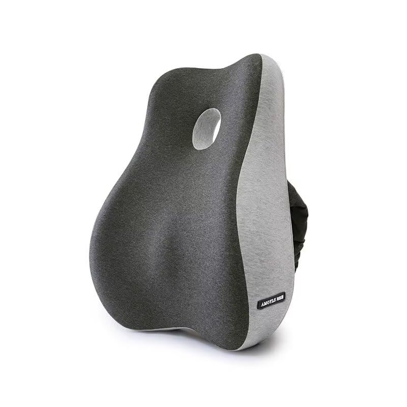 SWZEC Coussin Orthopédique Lombaire soulage le mal de dos en voiture ou au bureau
