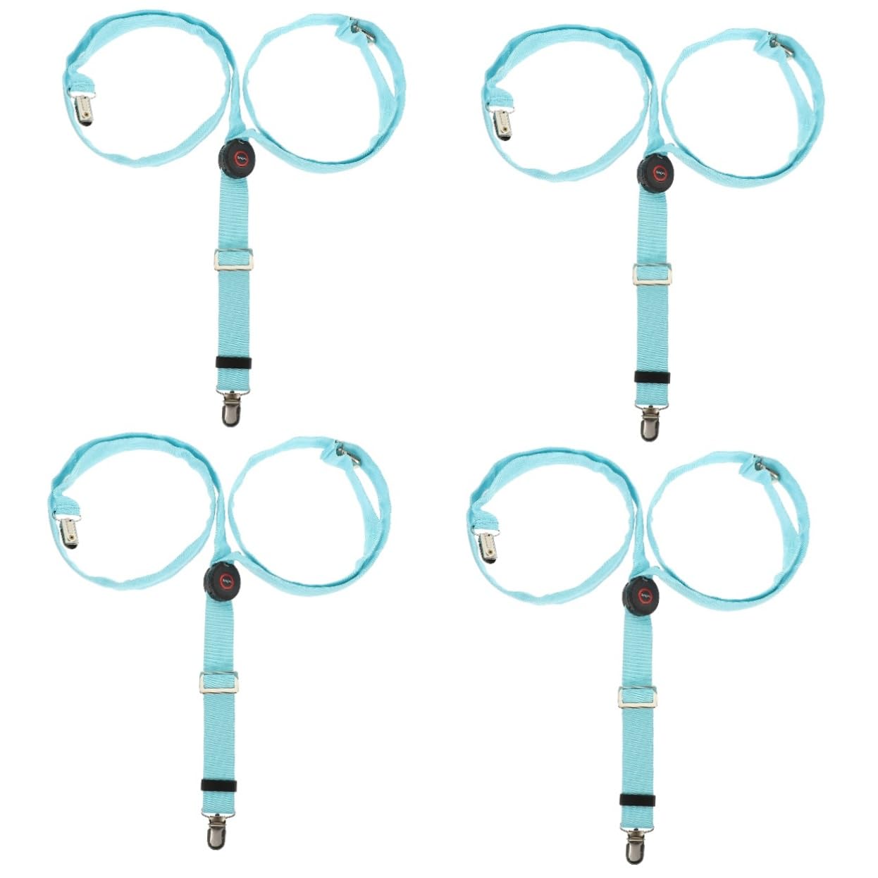 VALICLUD 4 Pièces Bracelet Lumineux Sangle De Pantalon Lumineux Bretelles En Forme De Y Jarretelles Pour Fête Jarretelles Pour Hommes Avec Clips Bretelles Pour Hommes Pour Jeans Pantalon