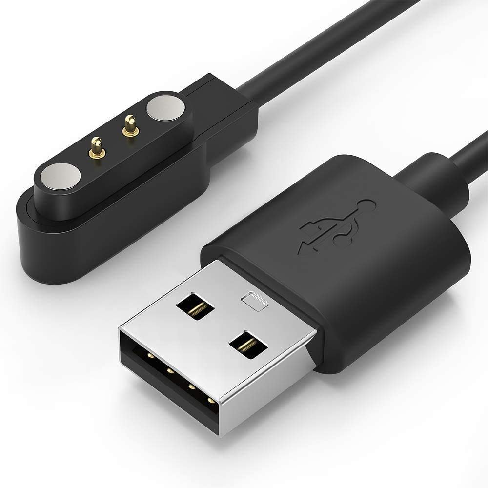 CERLINK Smartwatch USB All Type Charging Cable Compatible With boAt, bollt, Noise, Dizo, beatXP, fast-track, pTron & All 2 Pin Charger Watches-picture-10