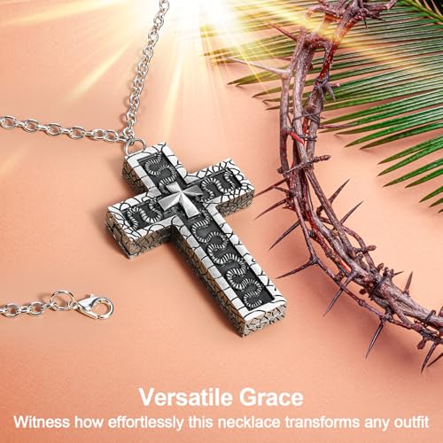 AICase For Squids Necklace Game,Thanos Necklace,Squid Thanos Game Cross Pendant Cross-Shaped Necklaces with Secret Compartment,Vintage 3D Printed Charm for Women Men_14