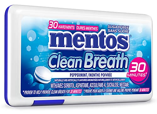 Clean Breath Mints Peppermint 30 pc/Pack of 12 Package