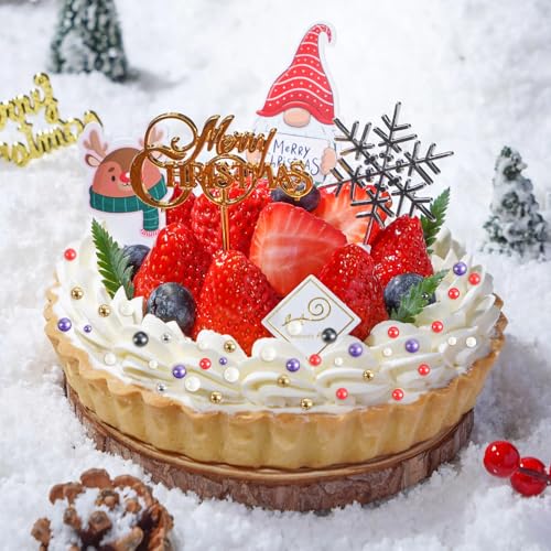Kasvan Edible Pearl Sugar Sprinkles, 6 Colors Mix for Cake Decorating, Gold Silver White Black Purple and Red Sprinkles for Cakes & Cupcakes, Baking Cake Decorations, Wedding Party Chirstmas Supplies (Mixed) - Thumbnail 6