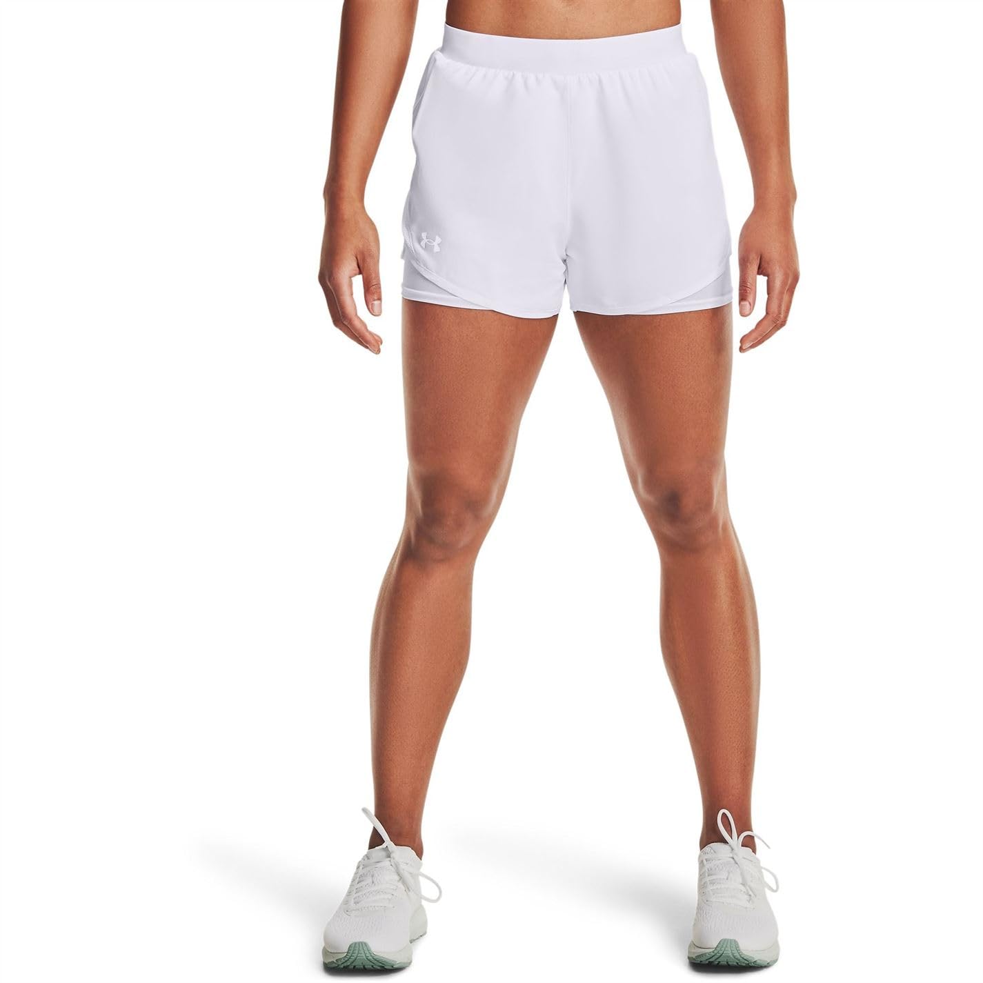 Under Armour Fly by 2.0 2In1 Short de Running Femmes Black/Black/Reflective
