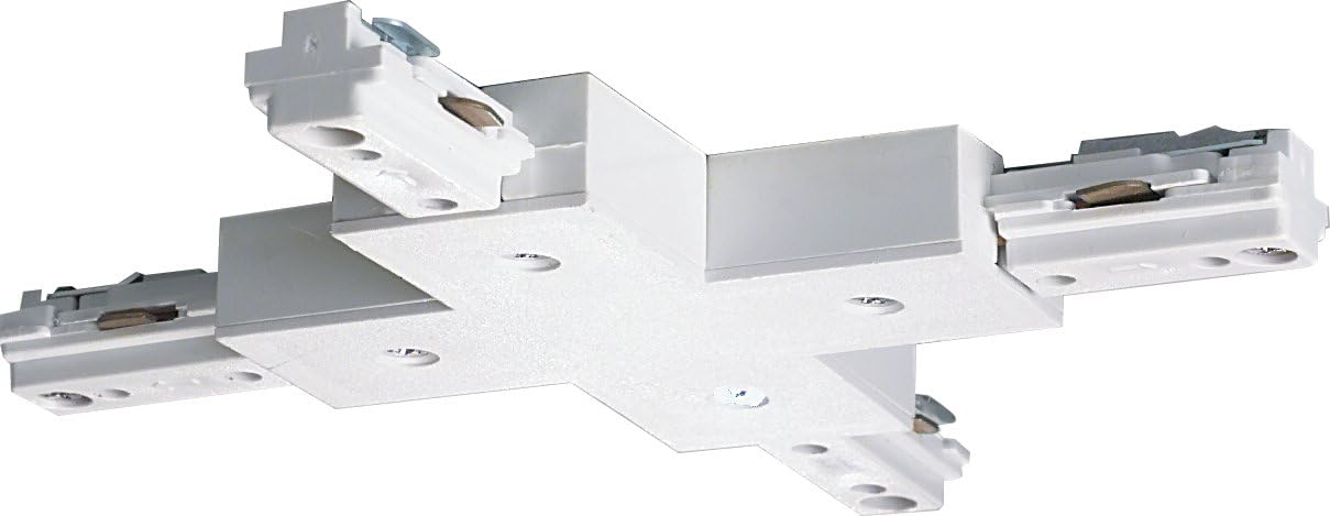 Nuvo Lighting TP150 Traditional Connector from Track Parts Collection in White Finish