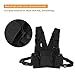 Wendry Walkie-Talkie Chest Pack, Nylon Walkie-Talkie Chest Bag Universal Hands- Adjustable Bag Hanging On Duty,Liberate Your Hands,Tools Assistant