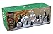 Mark Feldstein & Associates Winter Village LED Tea Light 31 Piece Porcelain Tabletop Christmas Figurine Boxed Set