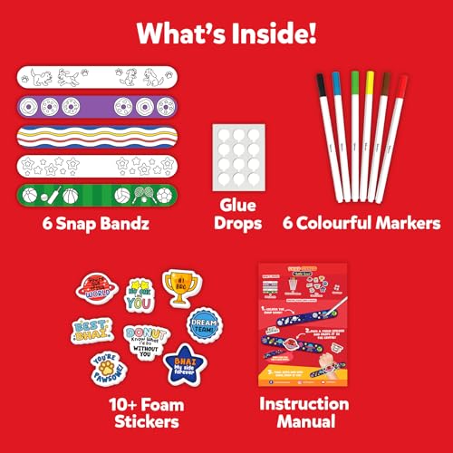 Image of Skillmatics Snap Bandz - Rakhi Love, DIY Jewelry Art & Craft Activity