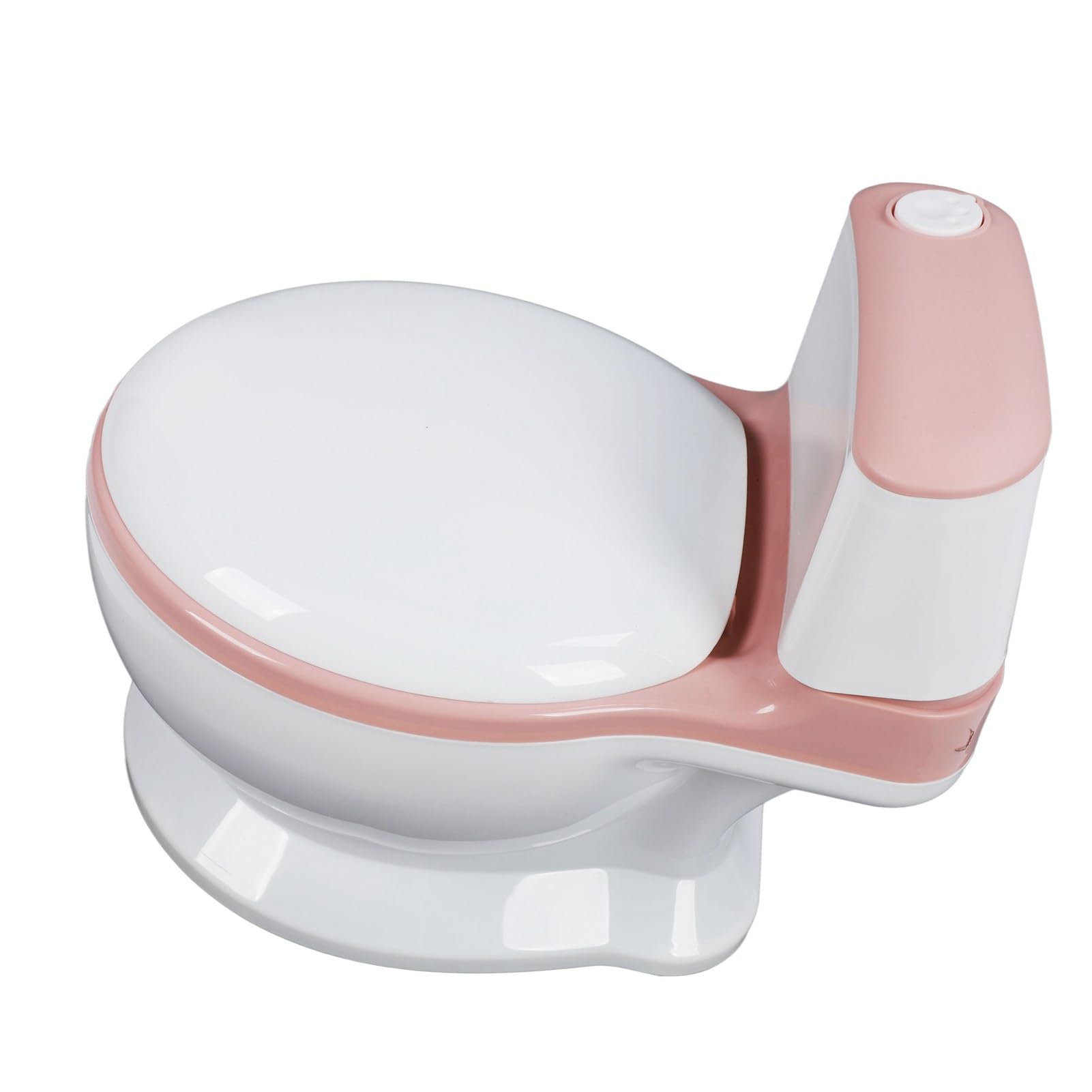 Ausla Vasino per Bambini, WC Portatile in Plastica, Vasino per Bambini, con Vasca Rimovibile e Cuscino, Design Regolabile, per Viaggi e Uso Domestico (PINK)