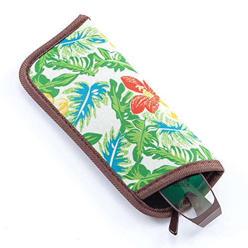 Image of TRIUMPH VISION Reading Glasses Pouch Eyeglass Sleeve Soft Case Slim 3 Pack | Alternative to Bulky Case Lightweight,Neoprene Lined Padded Protect Optical lens Slip in, Cute Pattern Portable for Daily Use