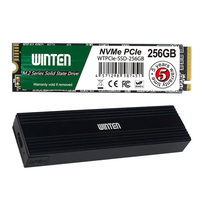 WINTEN 256GB SSD 外付けケース付き 本体 Amazon | 【セット買い】WINTEN SSD 256GB M.2 2280 NVMe PCIe Gen3x4