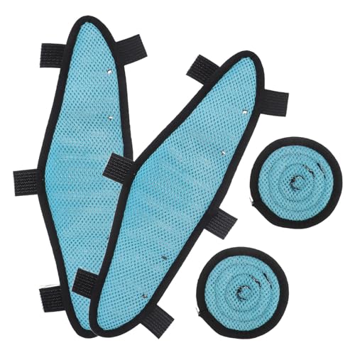 Forro antisudor para casco con malla transpirable y acolchado lavable Kisangel 1