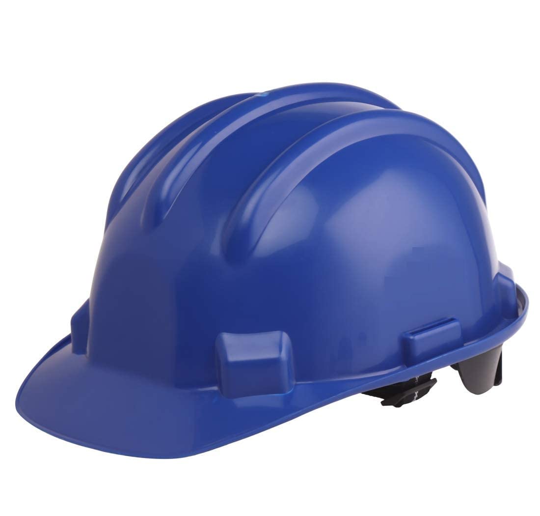 SAFETYZONE Industrial Safety Helmet with Hard Hat and Adjustable Blue Color for Construction and Industrial Work Insulation Work Wear (Blue) Pack of 1