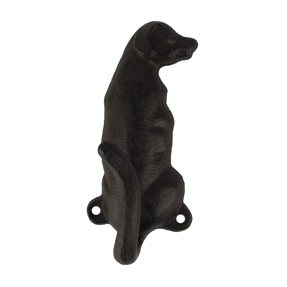 TG,LLC Treasure Gurus Metal Wall Mount Dog Hook Key Hanger Keyring Collar Leash Holder Rustic Pet Decor