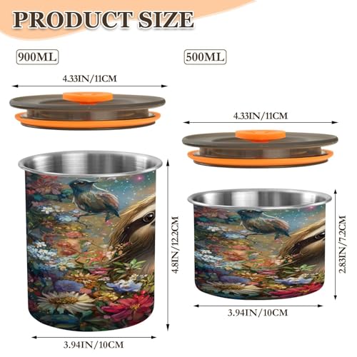 Contenedor al Vacío Qilmy para Café 30oz Acero Inox miniatura 3