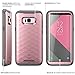 Clayco Galaxy S8 Case [Hera Series] [Revised Version] Heavy Duty Fitted Case with Screen Protector for Samsung Galaxy S8 (2017 Edition), Rose Gold