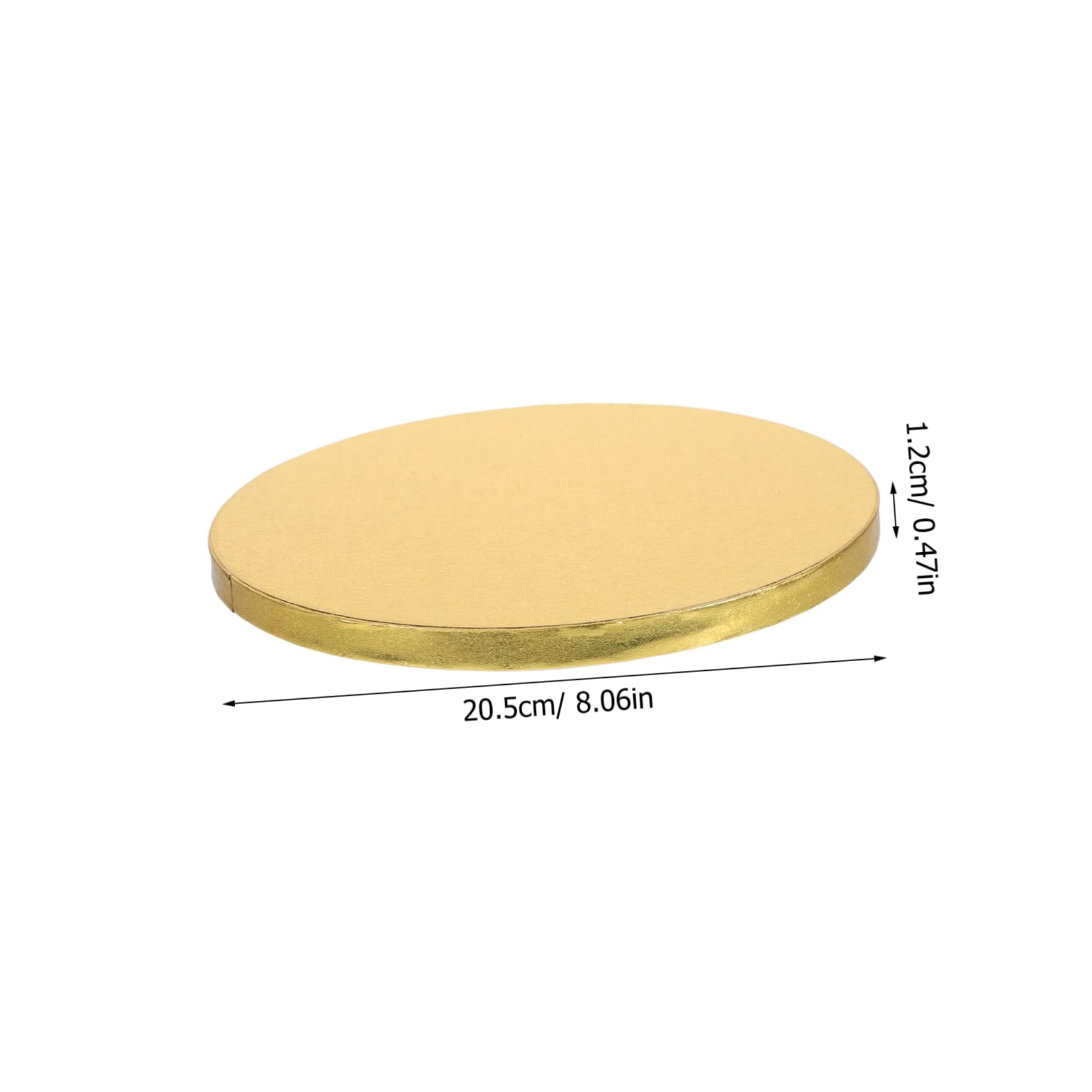 MUCKLILY 8 Inches Thickened Cake Drum Cake Board Holder Replaceable Dessert Paper Board Baking Tools