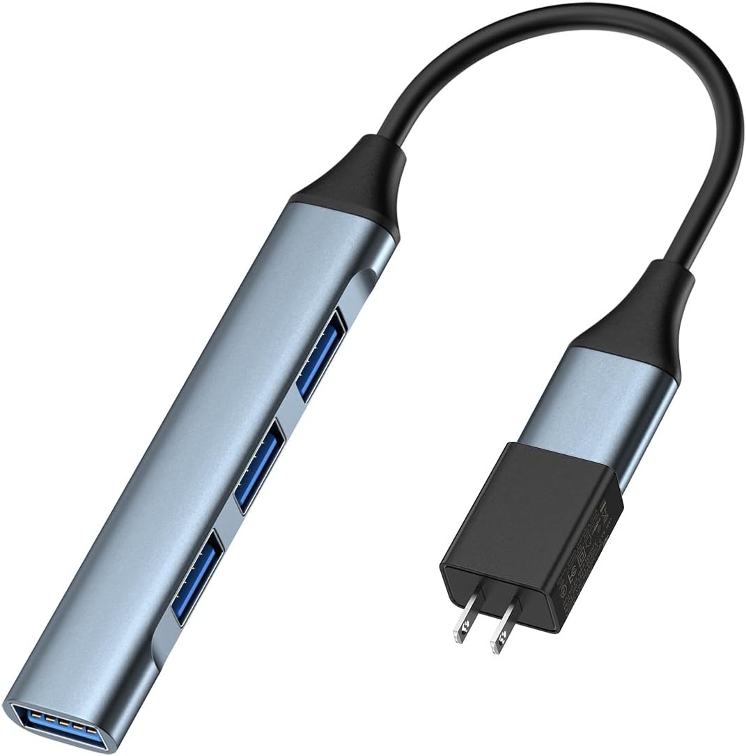 Multicharger for MagicBand+ and Magic Band, 4-in-1 Charging Hub with Power Adapter