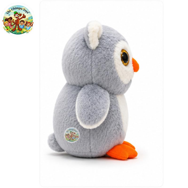 Image of Owl Soft Toy 25 cm Plush Stuffed Owl Toy for Kids | Ultra Soft Owl Teddy | Cute Animal Plush Doll | Washable Cuddly Toy for Boys, Girls, Babies | Birthday Gift & Home Decor