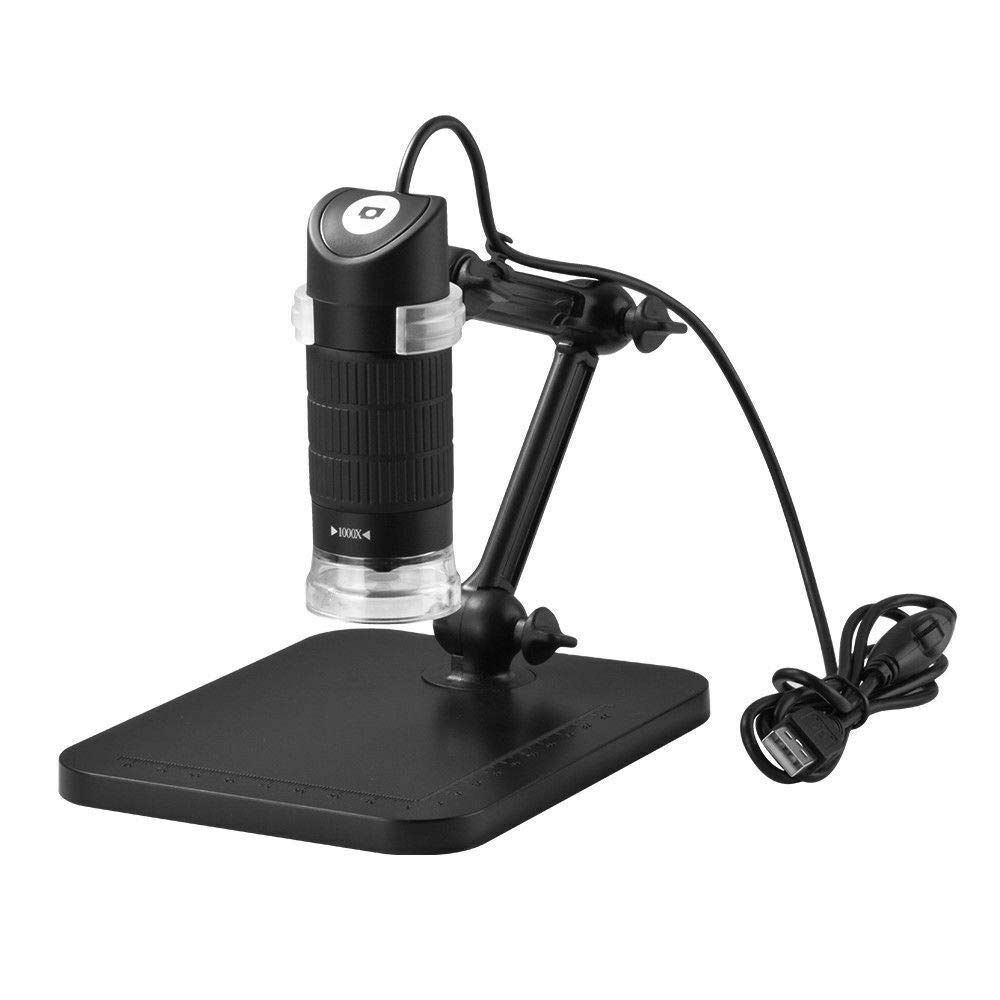 Digital Microscope Endoscope Zoom Camera Magnifier 1000x 8LED USB Dermascope with Stand (B08WRH4VWM) Amazon Price History, Amazon Price Tracker
