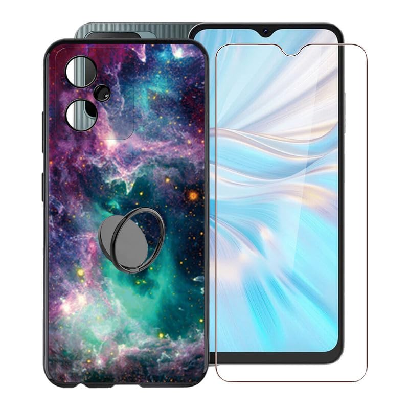 LYJERRY Custodia per Blackview A95 Pellicola Vetro Teperato per