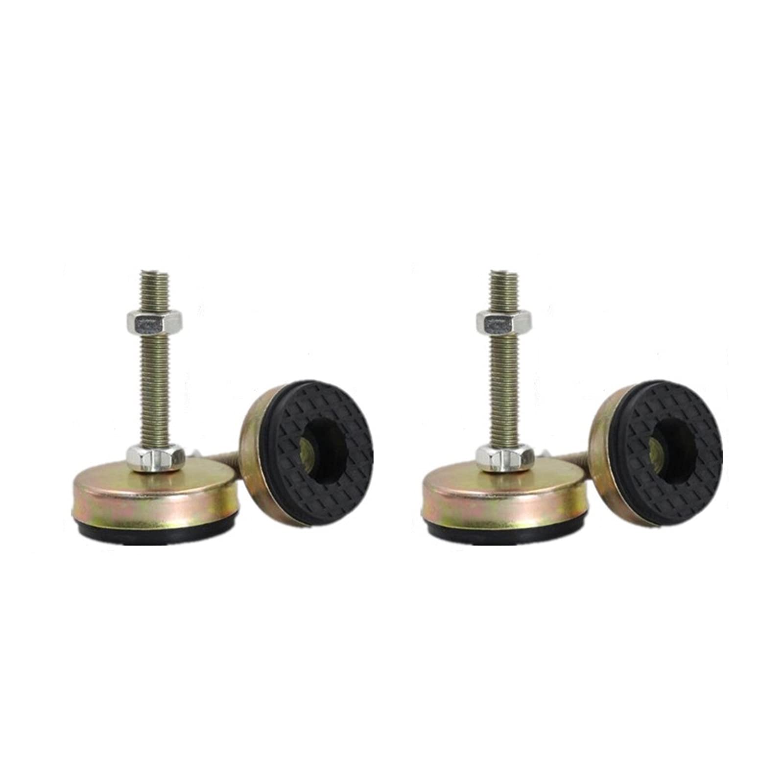 M16, M12 Enderezadores de piernas ajustables roscados Hierro galvanizado Antivibración Pies autonivelantes Diámetro de la base 2.1 pulgadas, 3 pulgadas, Adecuado for bancos de trabajo, gabinetes ( Col