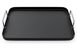 Nonstick Double Burner Griddle: The Flat Top Griddle for Your Electric Stovetop