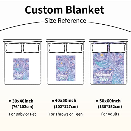 Mermaid Blanket, Mermaid Baby Blankets For Girls, Super Soft Fleece Mermaid Tail Blanket For Newborns Toddler Girls, Mermaid Baby Blanket For Girls Baby Shower Mermaid Theme Birthday Gifts 30’’X40’’ #TOP6