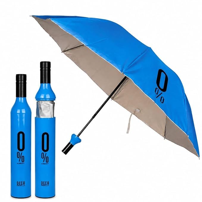 Bottle Umbrella with Waterproof Case | Foldable Travel Umbrella in Bottle Shaped Cover | Compact Sun & Rain Protection Umbrella for Travel, Office & Outdoor Activities | Mixed Colors-image-21
