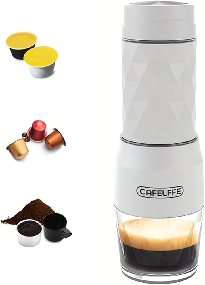 Amazon.com: CAFELFFE Portable Coffee Maker,3 in 1 Manual
