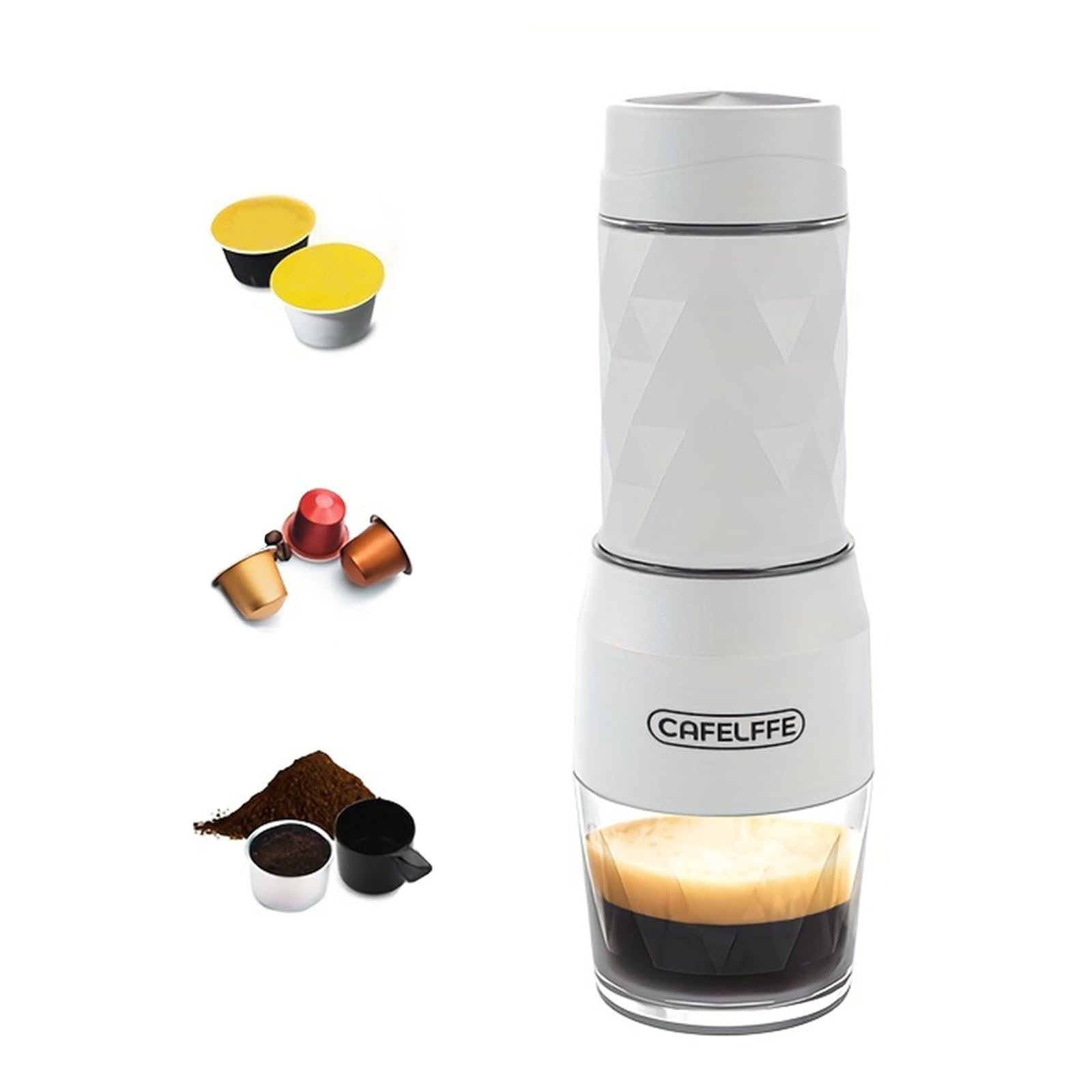 cafelffe コーヒーマシーン Amazon.com: CAFELFFE Portable Coffee Maker,3 in 1 Manual