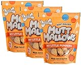 The Lazy Dog Cookie Co. Soft Baked Mutt Mallows, My Little Pumpkin - Safety Sealed 3 Pack