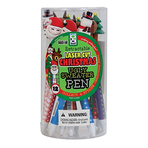 Raymond Geddes Ugly Sweater Christmas Pen (Pack of 12)