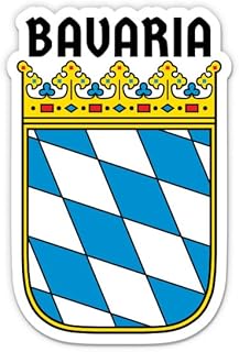 Squiddy Bavaria Germany Vinyll Sticker | Travel Souvenir Decal for Car, Laptop, Notebook | 5 inch high