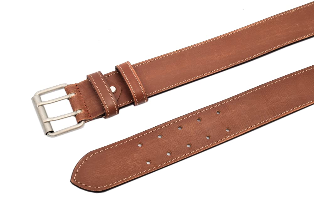 Menzo Kellnergürtel aus echten Leder, Gürtel für Kellnertaschen, extra breiter Kellnerbörsengürtel, Gürtel für Damen und Herren
