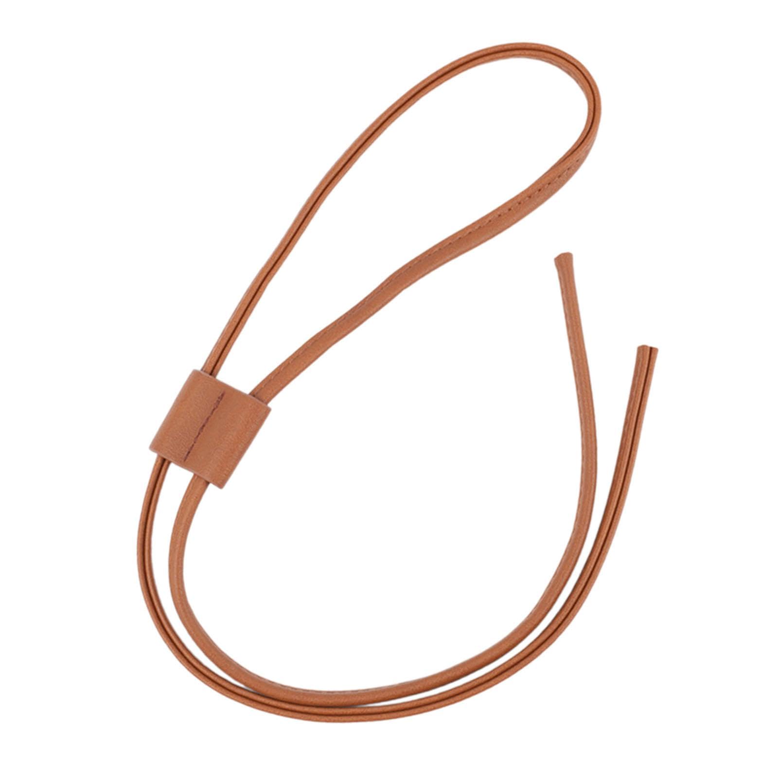 NIVAA Drawstring Strap Drawstring Pull String for Handbag Crossbody Bag Bucket Bag No Bead Brown-image-29