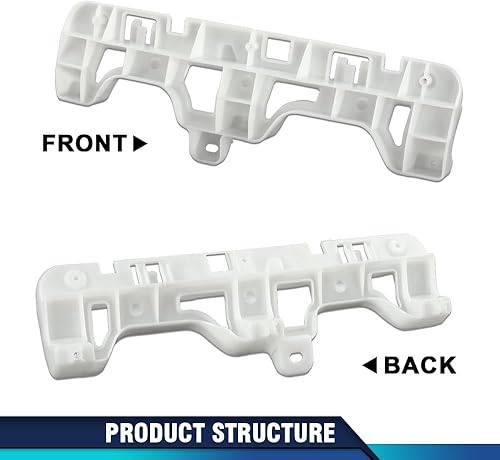 Miniatura 229 de PIT66 Soporte de parachoques delantero compatible con Hyundai Sonata 2011-2015 2 piezas soporte de parachoques delantero izquierdo y derecho