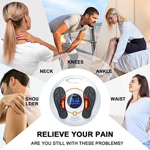 Osito Foot Circulation Stimulator Plus Ems & Tens, Fsa Or Hsa Approved Foot And Leg Stimulator Massager For Plantar Fasciitis, Neuropathy, Pain Relief, Diabetes And Cramps #TOP4