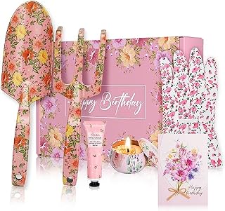 Birthday Gifts for Women, Happy Birthday Gifts Basket for Mum Grandma Wife Best Friends, Ladies Pamper Gardening Gifts for Women, Garden Lovers Gift for 50Th 60Th 70Th Birthday, Retirement, Christmas